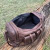 Leer reissakke/ leather duffel bags