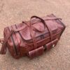 Leer reissakke/ leather duffel bags