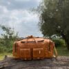 Leer reissakke/ leather duffel bags