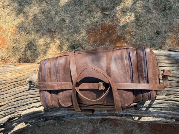 Leer reissakke/ leather duffel bags