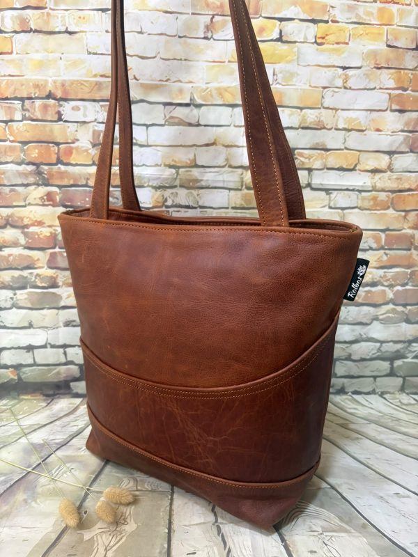 d Carla Curve tote handsak met mini grimeersakkie kombo