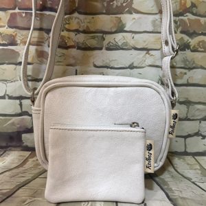 Wit piexie combo 1 Pixie klein Slingbag met bypassende kleingeldsakkie/kaarthouer
